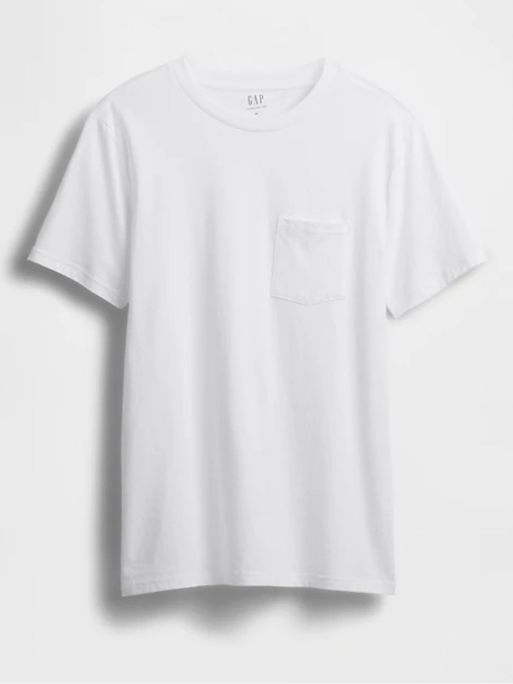 GAP White Short Sleeve Pocket T-Shirt